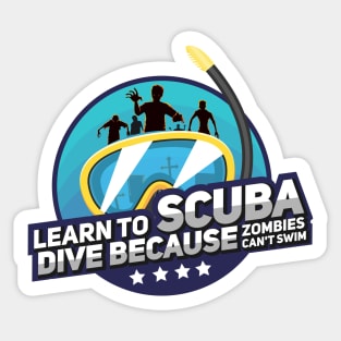 SCUBA DIVING GIFT: Learn To Scuba Dive Sticker